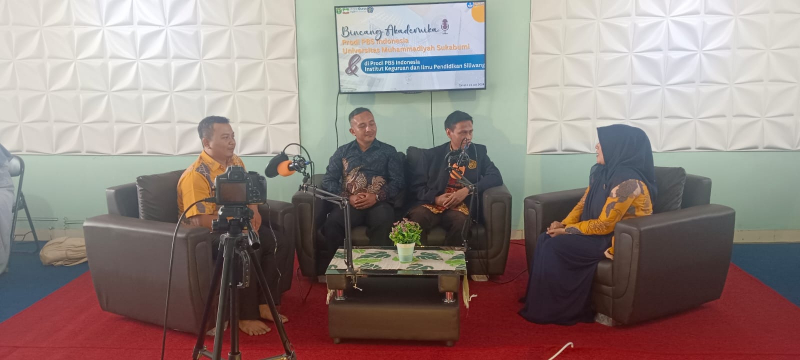 Dokumentasi Kegiatan Podcast di PBSI IKIP Siliwangi